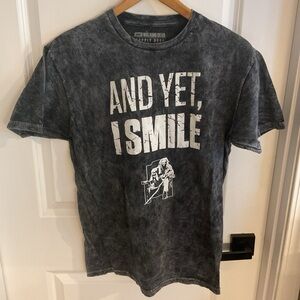 AMC Walking Dead Supply Drop - Gray Graphic T-Shirt with Bold Text - Size Large